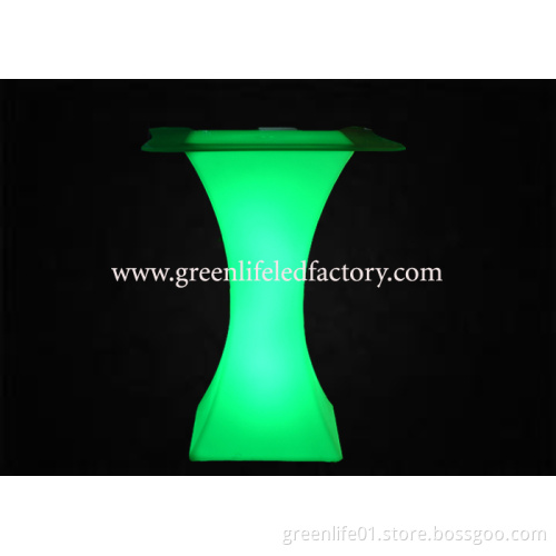 Rechargeable 16color Changing, Bar Table, LED Cocktail Talbe, LED Furniture Factory